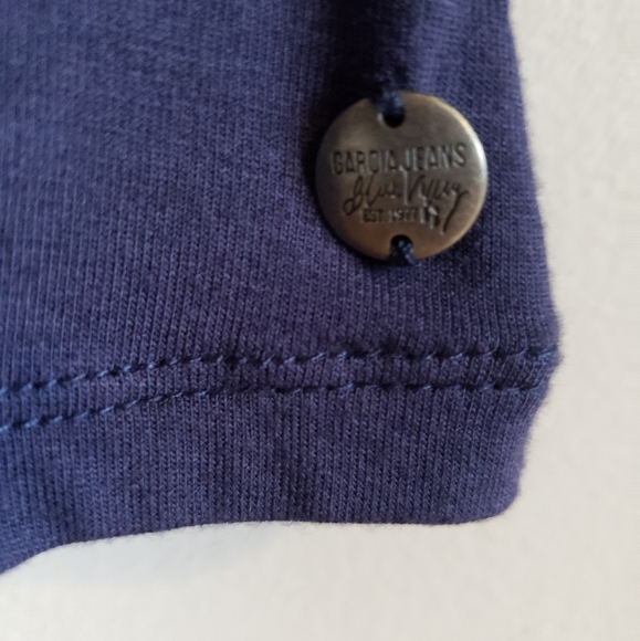 Garcia Jeans One Sleeve Tank Boho Blouse Sheer Frilly Layer Woman Size Large - Picture 7 of 10